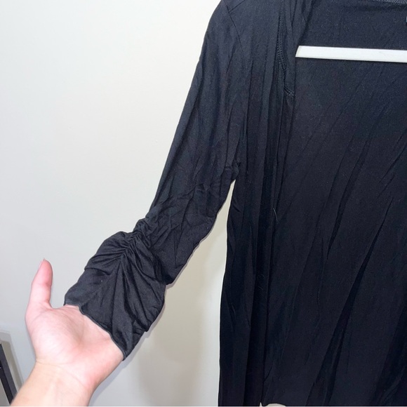 New Allen B by Allen Swartz black cardigan sweater - Picture 3 of 7